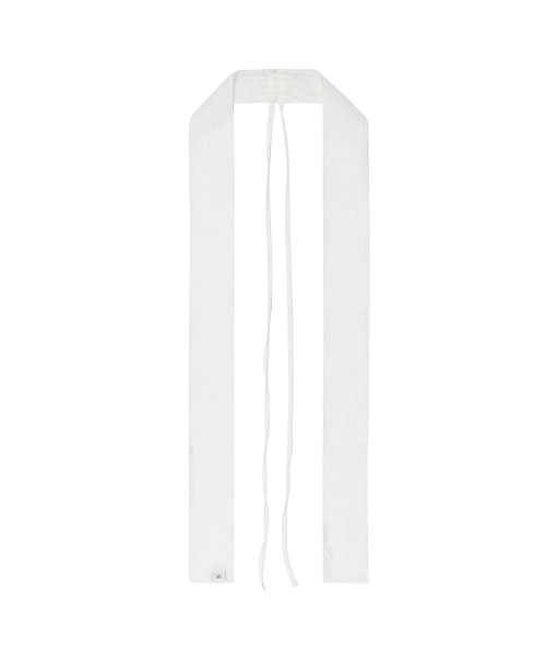 TCM layered chiffon scarf (white)