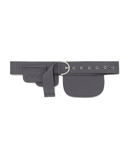 TCM 2-way pocket belt bag (charcoal)