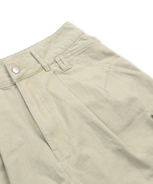 XF013 멀티 카고 포켓 버뮤다 코튼 팬츠 (BEIGE)