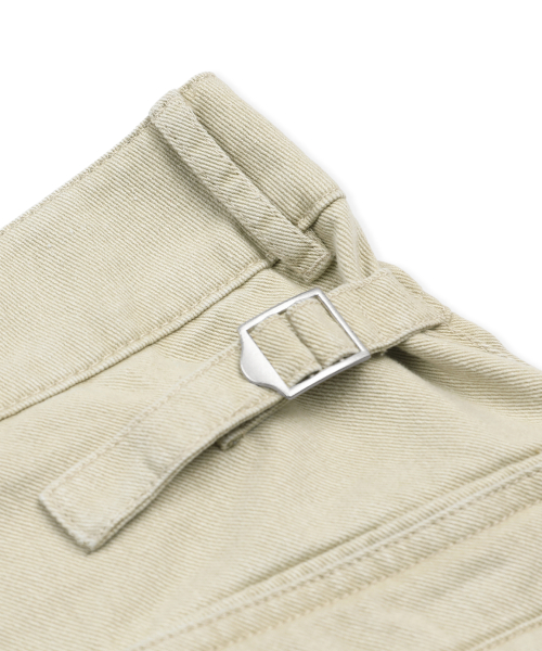 XF013 멀티 카고 포켓 버뮤다 코튼 팬츠 (BEIGE)