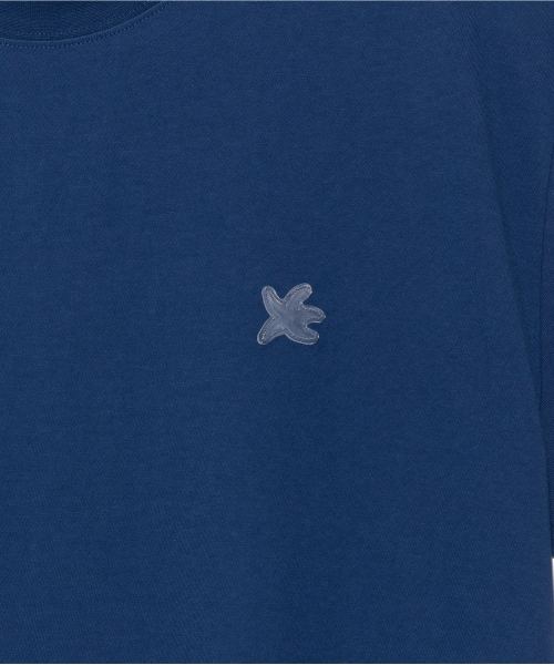 TCM starfish label T (dark navy)