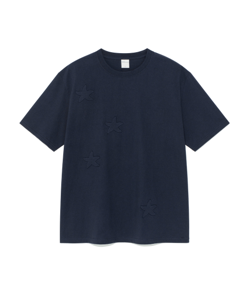 TCM bubble star T (navy)