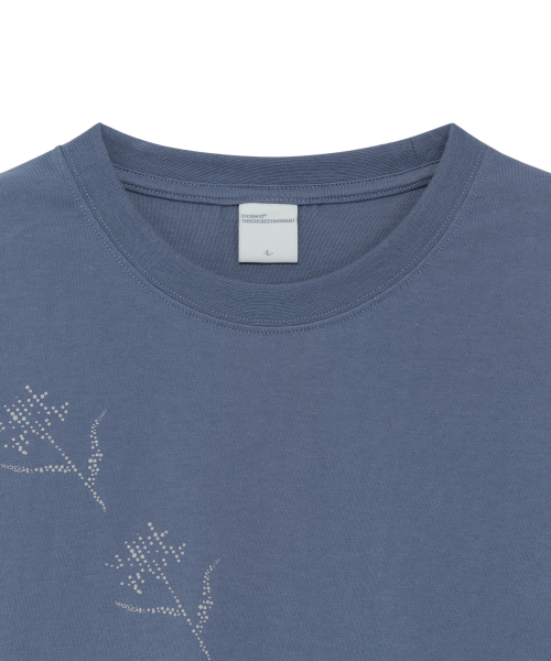 TCM dot flower T (blue)