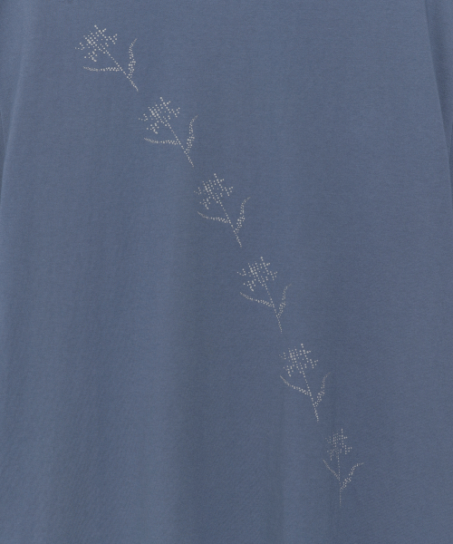 TCM dot flower T (blue)