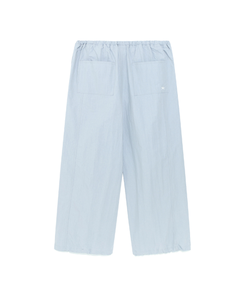 TCM mini logo nylon pants (sky blue)