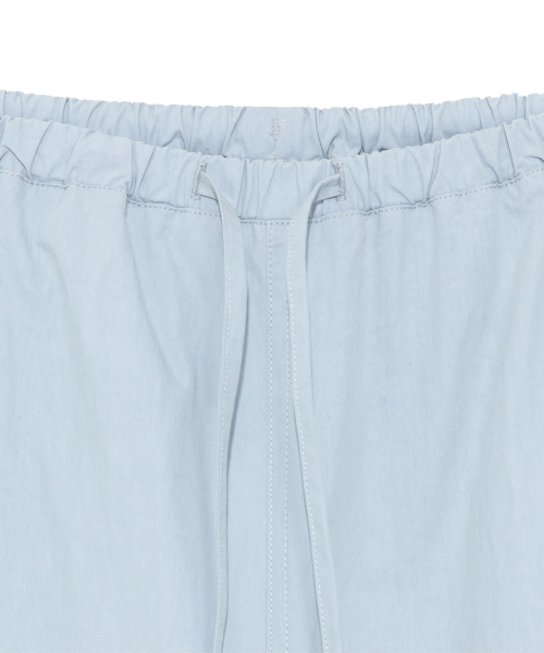 TCM mini logo nylon pants (sky blue)
