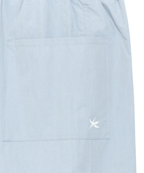 TCM mini logo nylon pants (sky blue)
