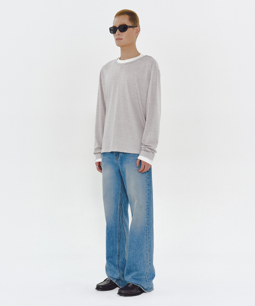 OVERLAY LONGSLEEVE (GRAY)