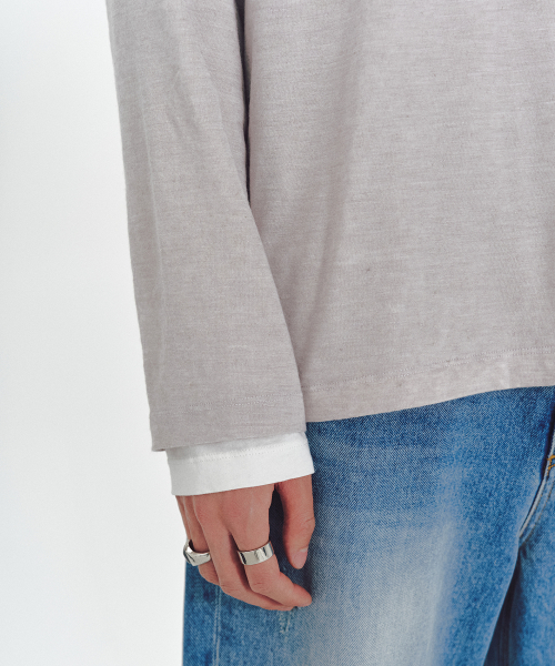 OVERLAY LONGSLEEVE (GRAY)