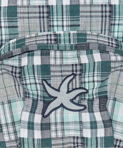 TCM starfish patchwork backpack (green)