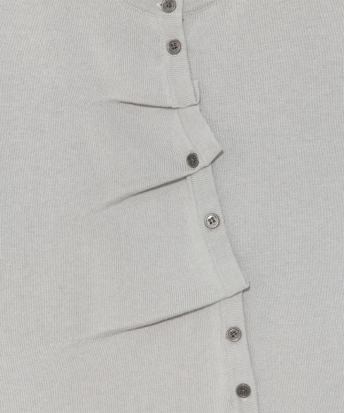 TCM draped half knit cardigan (grey)