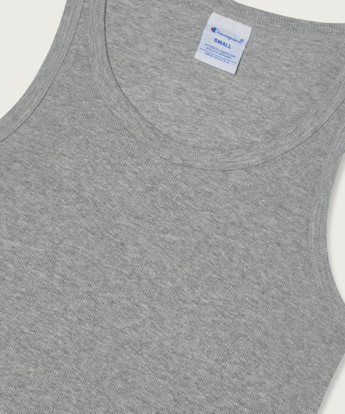여성 C로고 베이직 슬리브리스 Grey