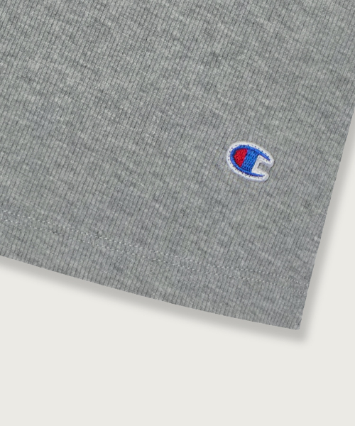 여성 C로고 베이직 슬리브리스 Grey