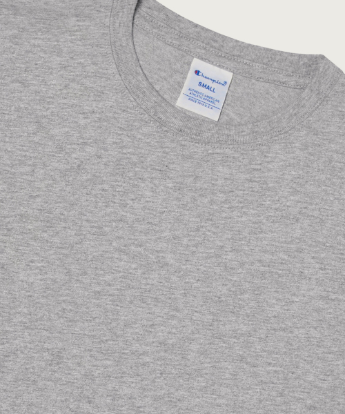 여성 C로고 슬림핏 티셔츠 Grey