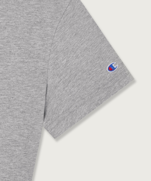 여성 C로고 슬림핏 티셔츠 Grey