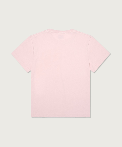 여성 C로고 슬림핏 티셔츠 Pink