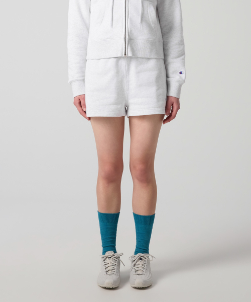 여성 C로고 스웨트 쇼츠 Light Grey