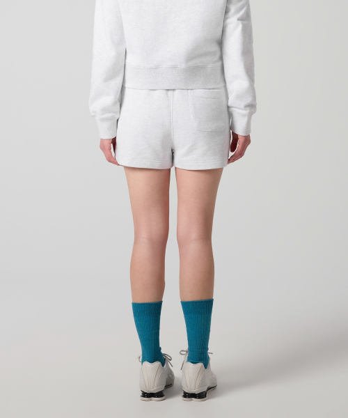여성 C로고 스웨트 쇼츠 Light Grey
