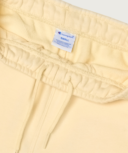 여성 C로고 스웨트 쇼츠 Cream