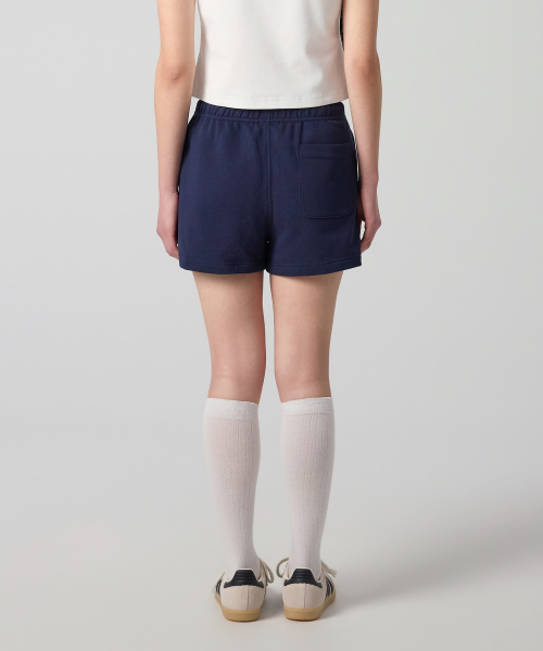 여성 C로고 스웨트 쇼츠 Navy