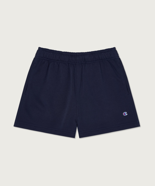 여성 C로고 스웨트 쇼츠 Navy