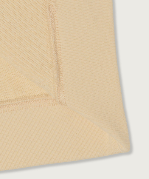 여성 리버스위브 빅 로고 크롭 후드 집업 Beige