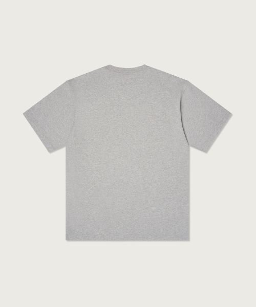 루즈핏 워싱 크루 티셔츠 Grey