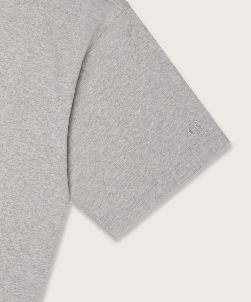 루즈핏 워싱 크루 티셔츠 Grey