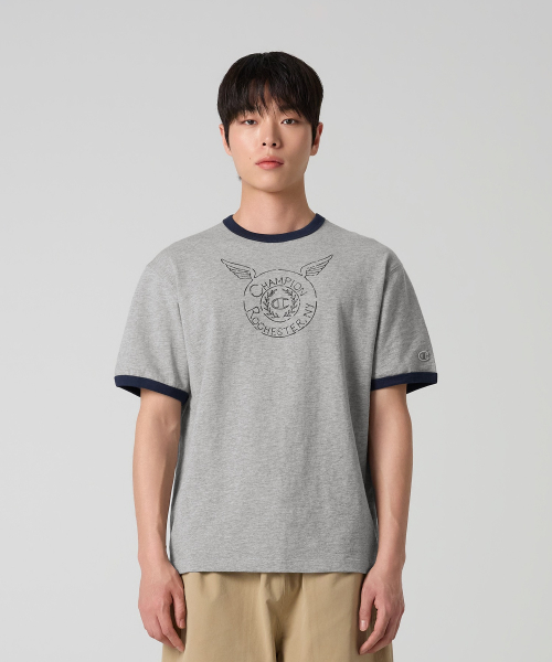 헤리티지 로체스터 링거 티셔츠 Grey