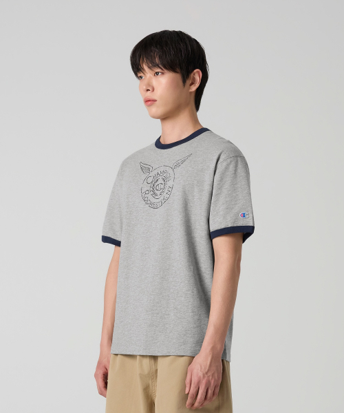 헤리티지 로체스터 링거 티셔츠 Grey