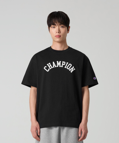 아치 로고 티셔츠 Black