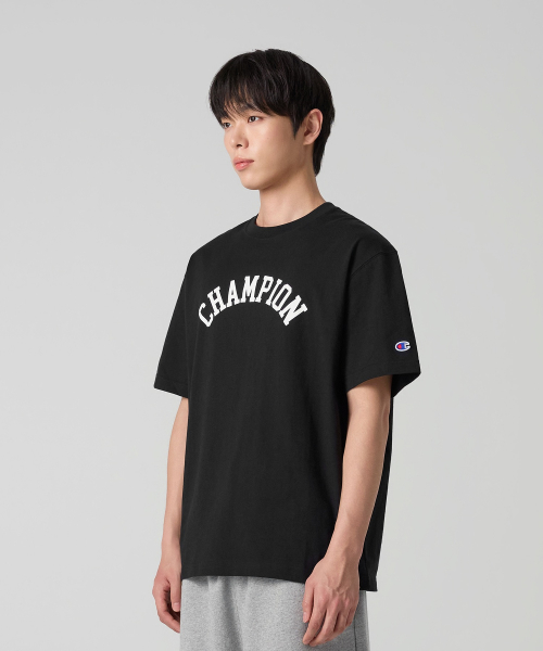 아치 로고 티셔츠 Black