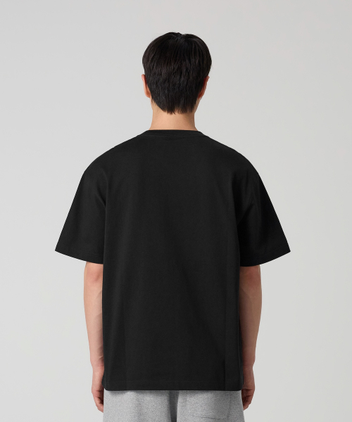 바스켓볼 프린트 티셔츠 Black