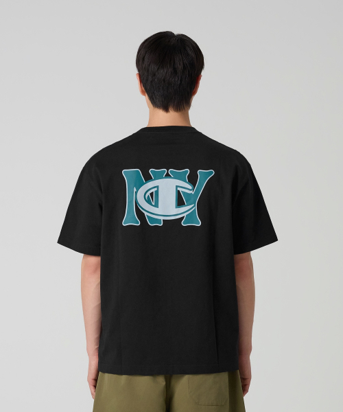 NY C로고 티셔츠 Black