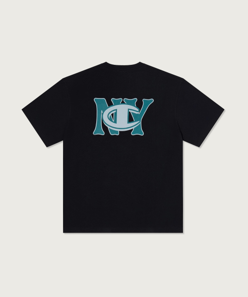 NY C로고 티셔츠 Black