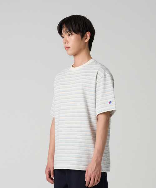 스트라이프 티셔츠 Ecru