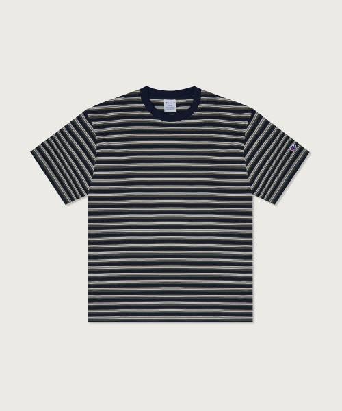스트라이프 티셔츠 Navy