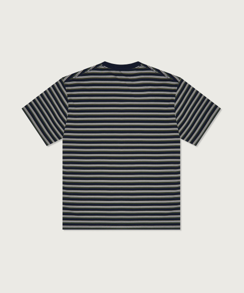 스트라이프 티셔츠 Navy
