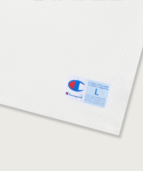 넘버링 메쉬 풋볼 저지 티셔츠 White