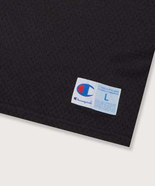 넘버링 메쉬 풋볼 저지 티셔츠 Black