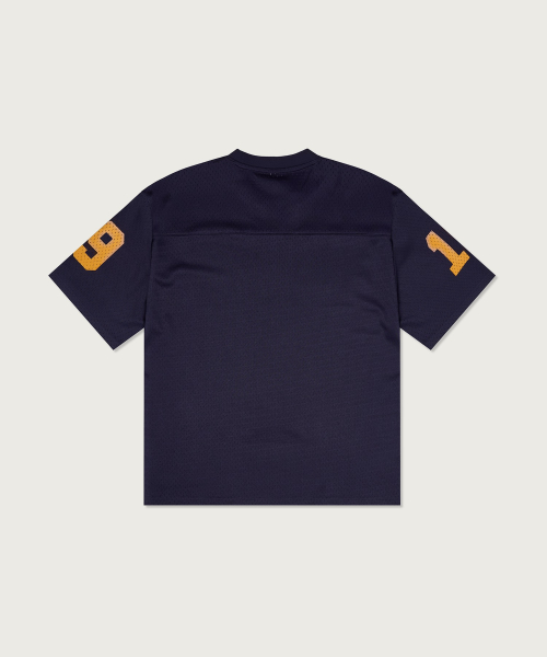 컬리지 메쉬 풋볼 저지 티셔츠 Navy
