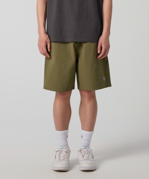 C로고 우븐 쇼츠 Khaki