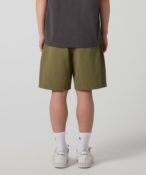 C로고 우븐 쇼츠 Khaki