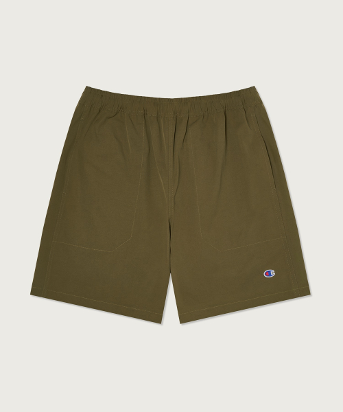 C로고 우븐 쇼츠 Khaki