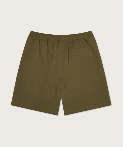 C로고 우븐 쇼츠 Khaki