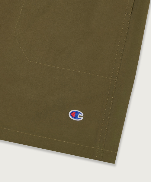 C로고 우븐 쇼츠 Khaki