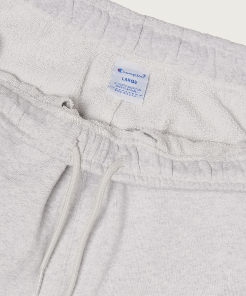 C로고 루즈핏 버뮤다 스웨트 팬츠 Light Grey