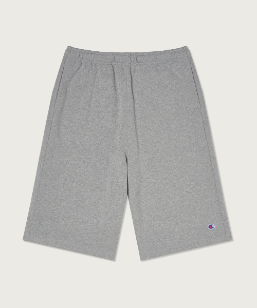 C로고 루즈핏 버뮤다 스웨트 팬츠 Grey