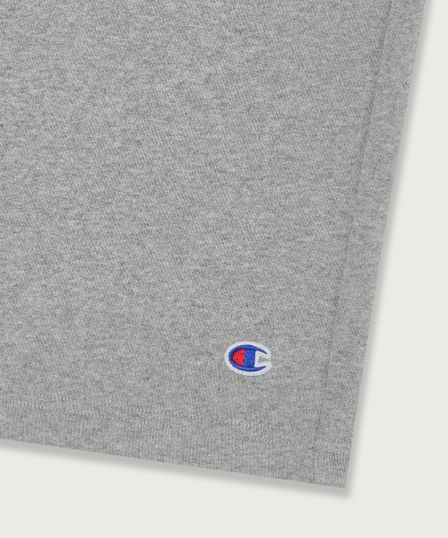 C로고 루즈핏 버뮤다 스웨트 팬츠 Grey