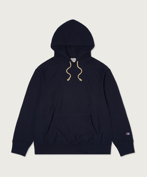리버스위브 루즈핏 후드 티셔츠 Navy